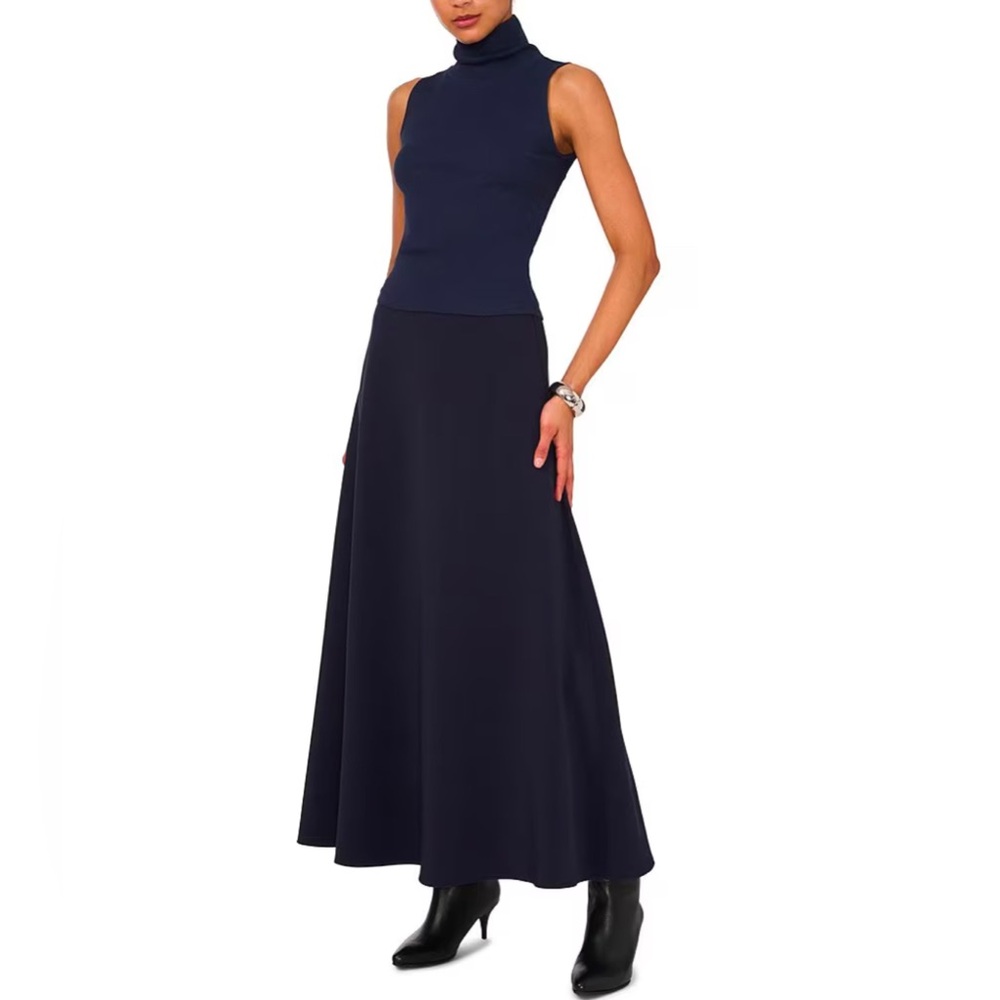 1. STATE A-Line Maxi Skirt- Navy size 10